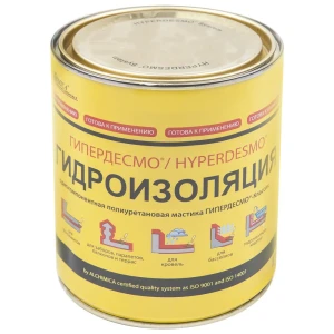 Мастика гидроизоляционная полиуретановая Alchimica Гипердесмо Классик 1 кг белый 13209858 STLM-2144993
