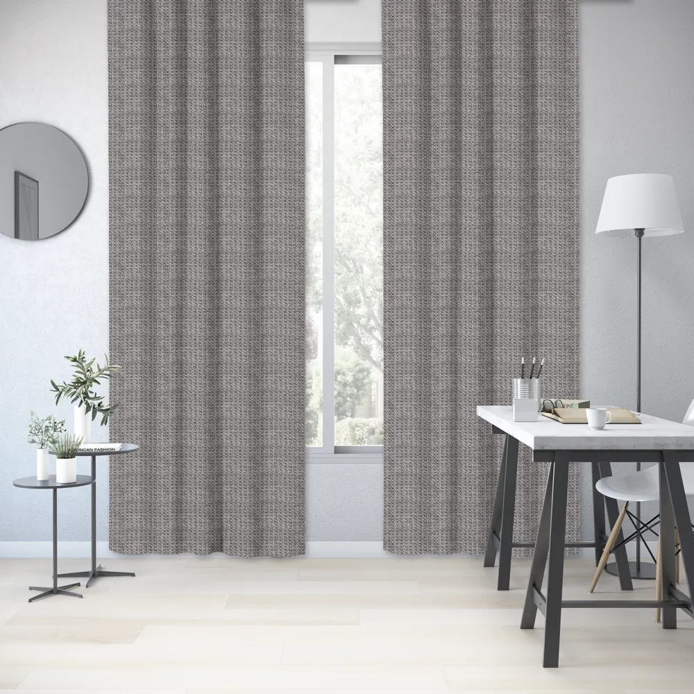 Штора на ленте Inspire Lefa 140x280 см цвет черно-бежевый 83562077 STLM-2043959  - Вид №3