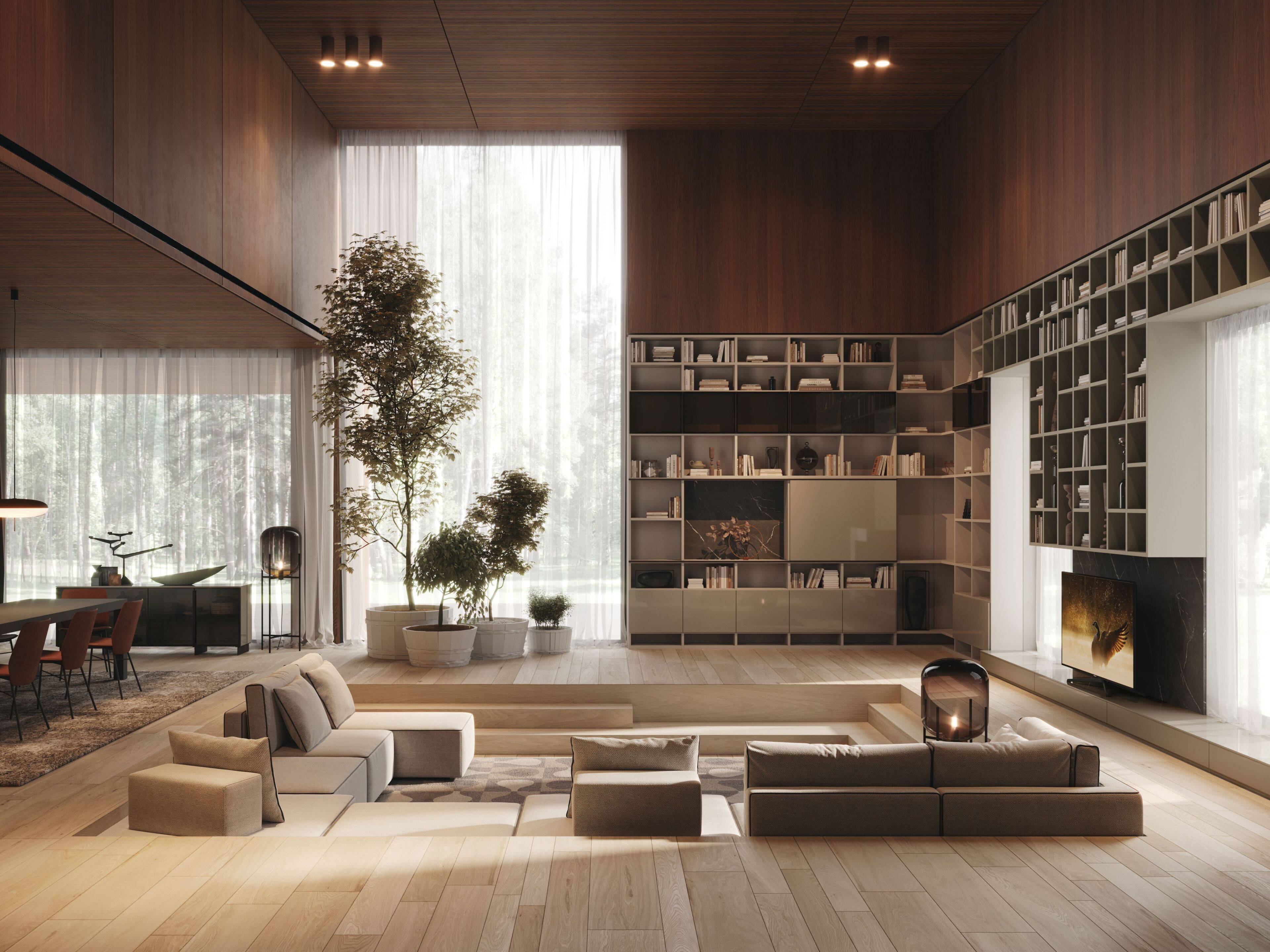 Книжный шкаф с угловым днем Giessegi день за днем ARCH-00020629