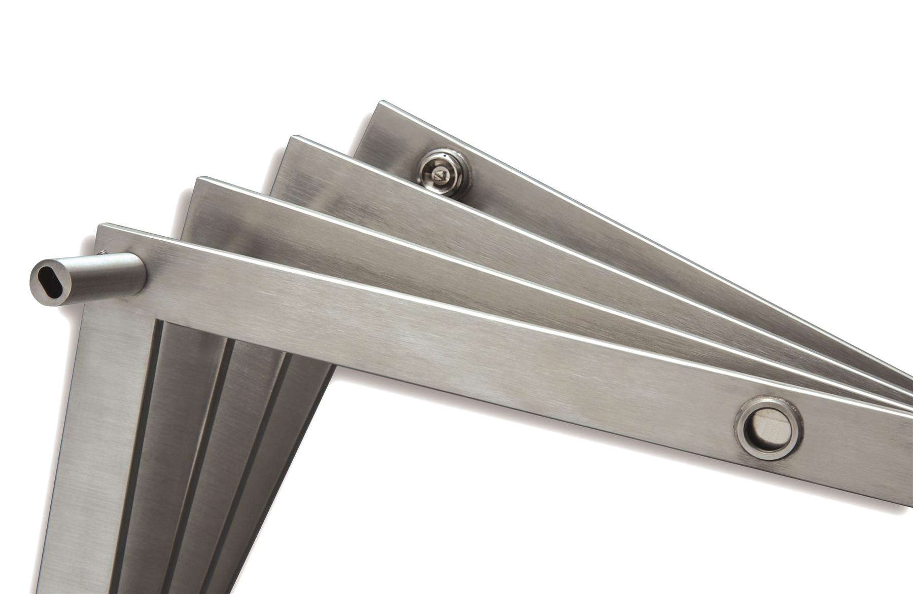 Полотенцесушитель Hammam CAMILLA Stainless steel  комбинированный; электрический или водяной Сталь  - Вид №29