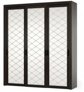 DWFI Шкаф из фанерованной древесины с раздвижными дверьми  00002312