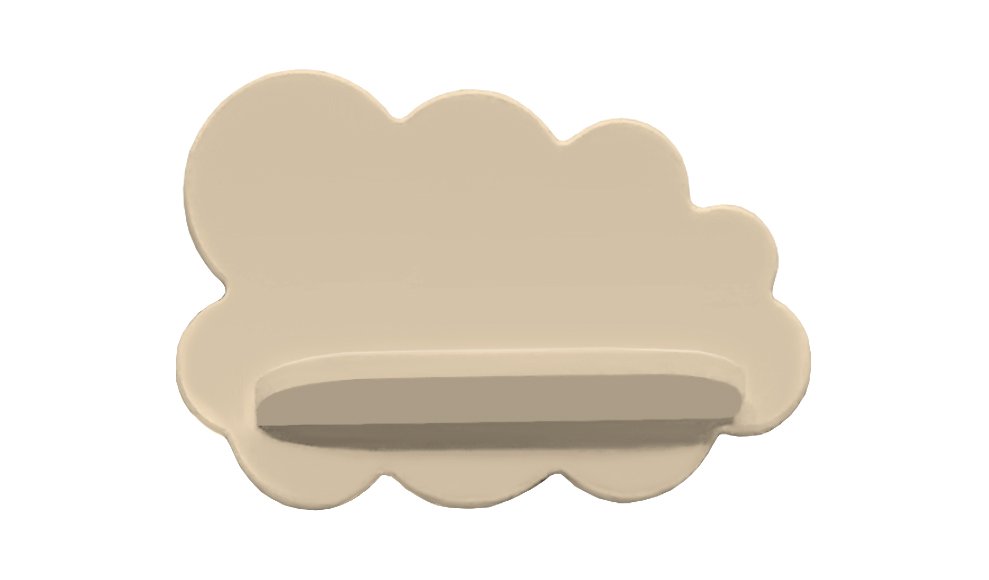 Полка-облако детская малая розовая "Амстердам" МАНДАРИН АМСТЕРДАМ 179511 Красный Santreyd  - Вид №2