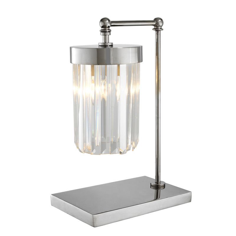 Настольная лампа Infinity от Eichholtz 109206 EICHHOLTZ ИНТЕРЬЕРНЫЕ 061738 Прозрачный;хром  - Вид №1