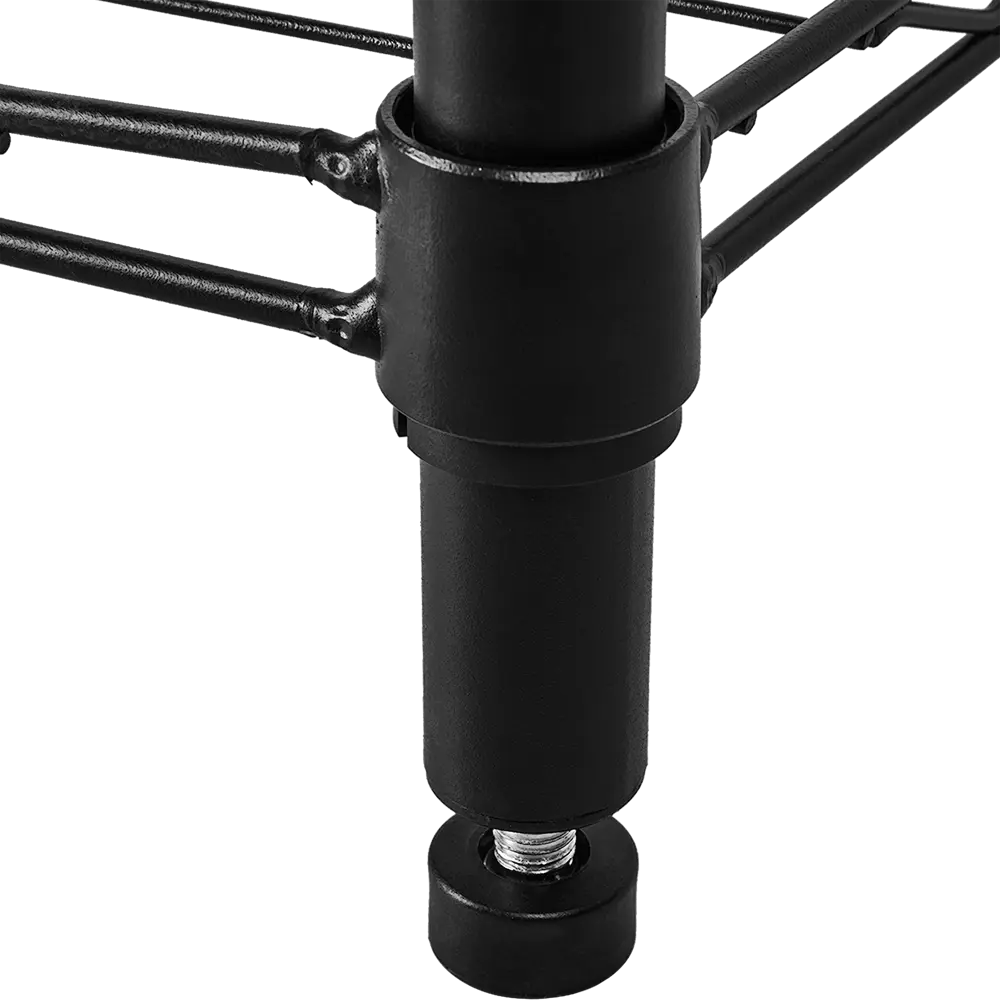 Стеллаж сетчатый Konsensa 90x35x180 см цвет черный STLM-2166382 - Вид №5