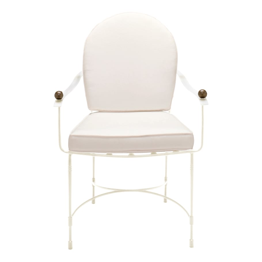 Стул медальона из нержавеющей стали с подлокотниками JANUS et Cie ARCH-00088012 - Вид №13