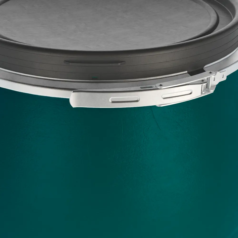 Бочка BEGINIA 127 л зеленая пластиковая с крышкой 89403517 STLM-1573545 - Вид №3