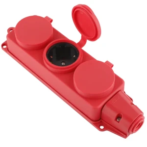 Колодка каучуковая Duwi с крышками для силового удлинителя, 3 розетки 86245684