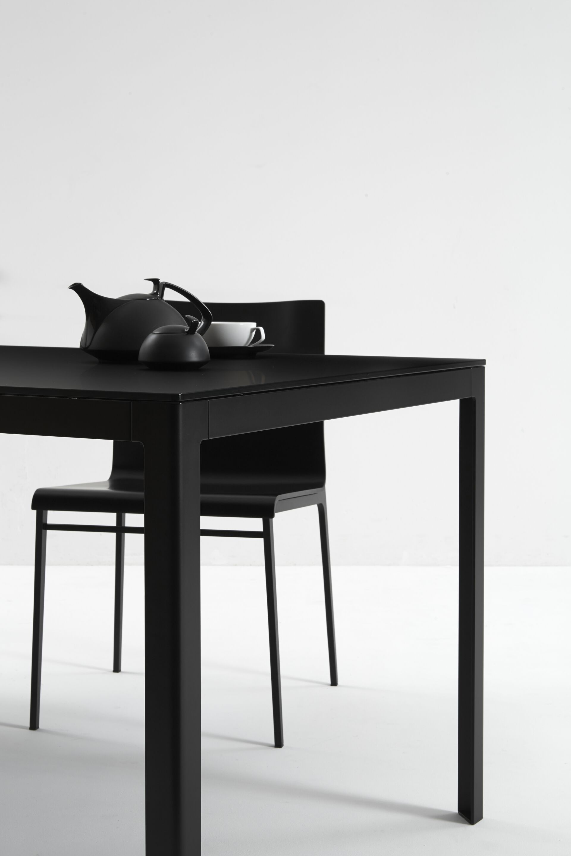 Алюминиевый стол с деревянной столешницей isOnAir Bertoncini ARCH-00100504 - Вид №11