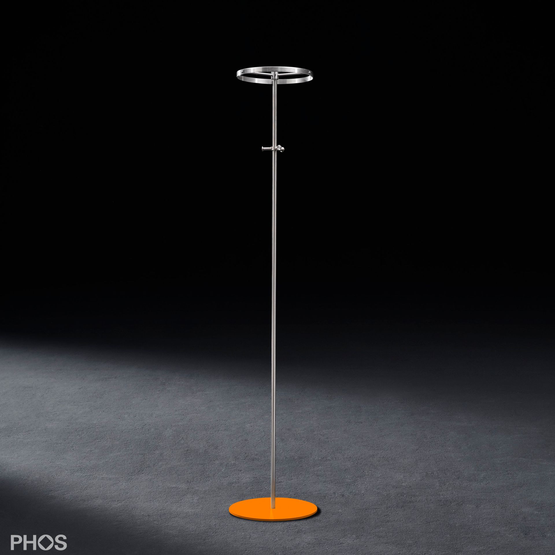 GSTC-BPO Круглая вешалка для одежды, основание: оранжевое. PHOS 