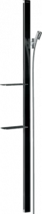 27645600 Unica Душевая штанга E 150 см со шлангом Isiflex 160 см и полками Hansgrohe