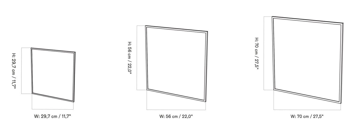 Квадратное настенное зеркало Audo Copenhagen VIEW ARCH-00037875 - Вид №3
