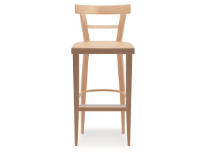 Высокий стул из бука
