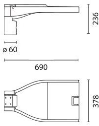 iGuzzini Светодиодная головка полюса из литого под давлением алюминия Quid sun-id-1364560 - Вид №7