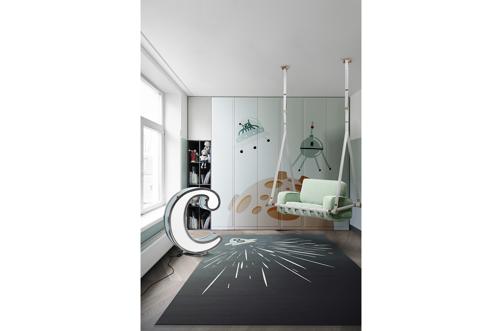 CIST178 Детские ковры Громовая Ракета Circu  - Вид №1