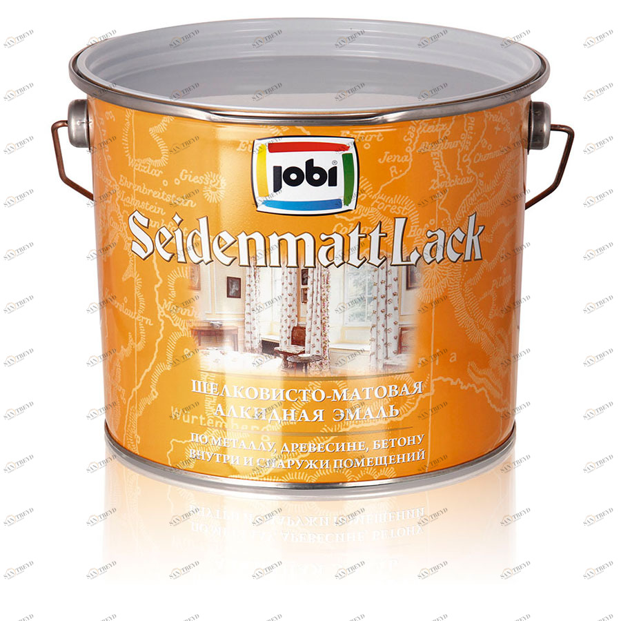 Эмаль Jobi Seidenmattlack (ЗайденматтЛак) 2,7л бесцветная "БАЗА C" 5867