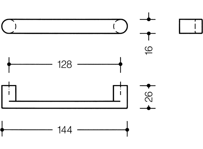 548.17.128 мебельные ручки HEWI USA Produkte  - Вид №16