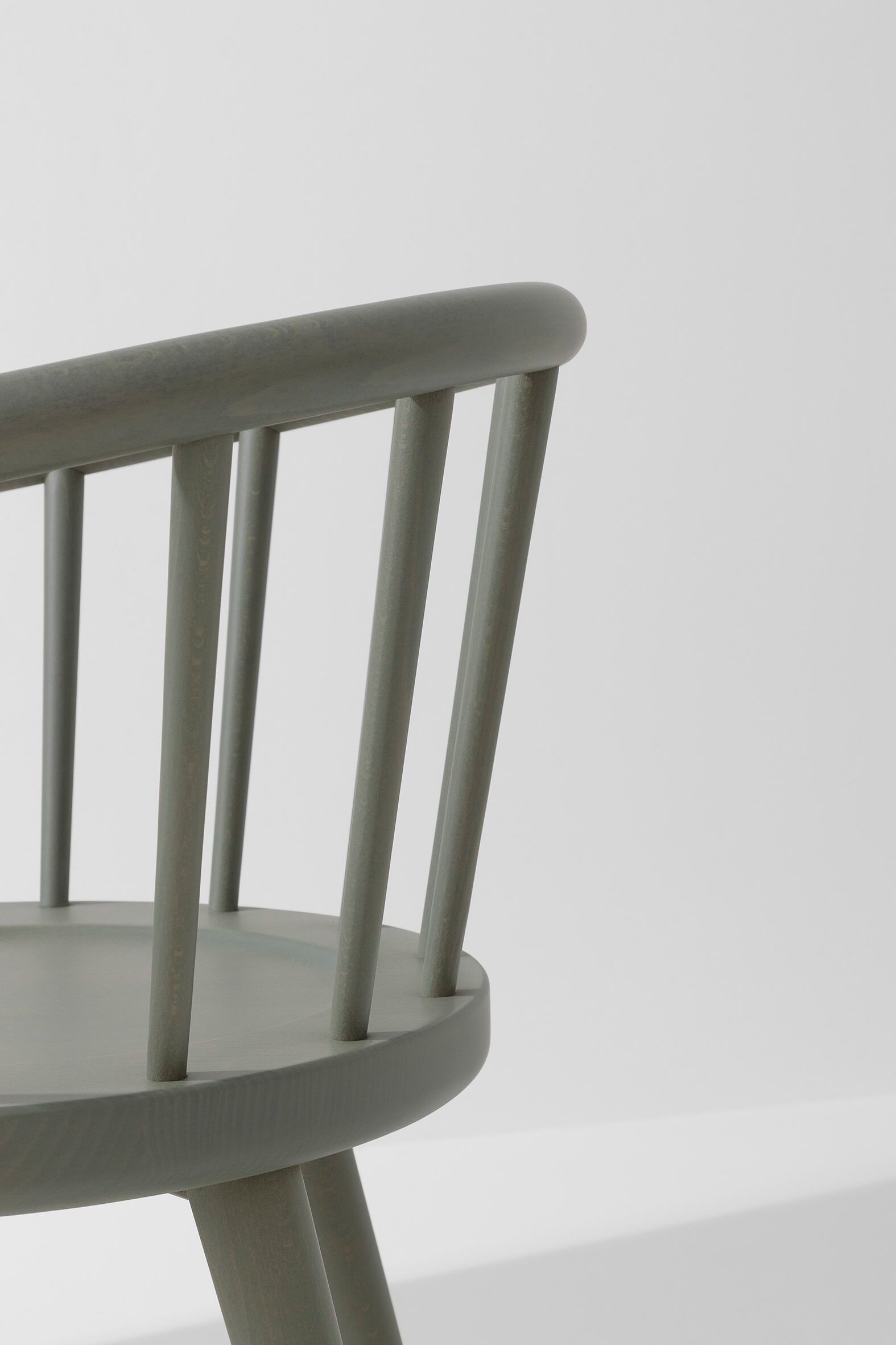 Кресло-качалка из бука с подлокотниками Billiani W ARCH-00133514 - Вид №4