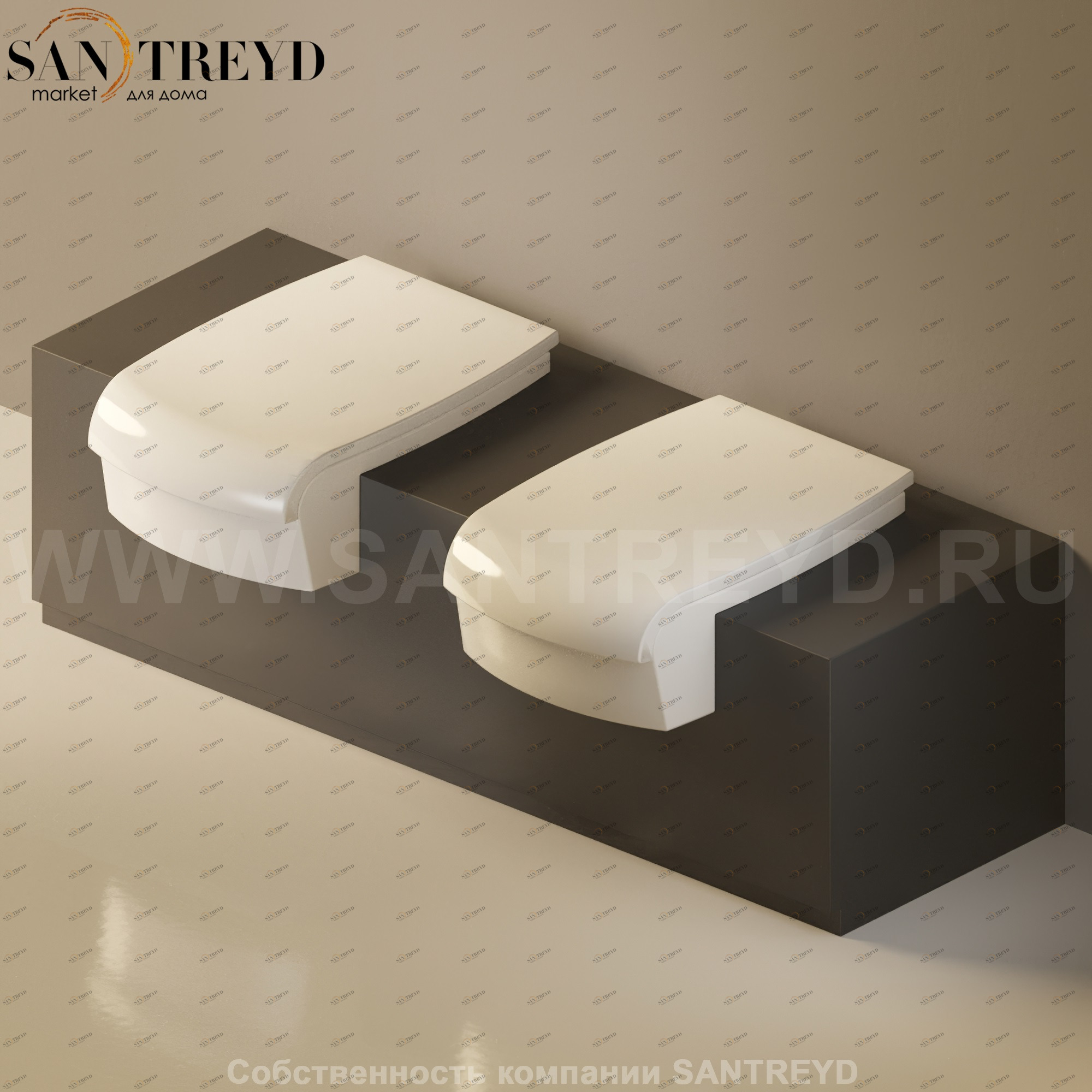 Flaminia UNA Консоль для унитаза и биде от 135 до 200 см черная UNA200WB.7006 Ceramica Flaminia UNA200WB7006