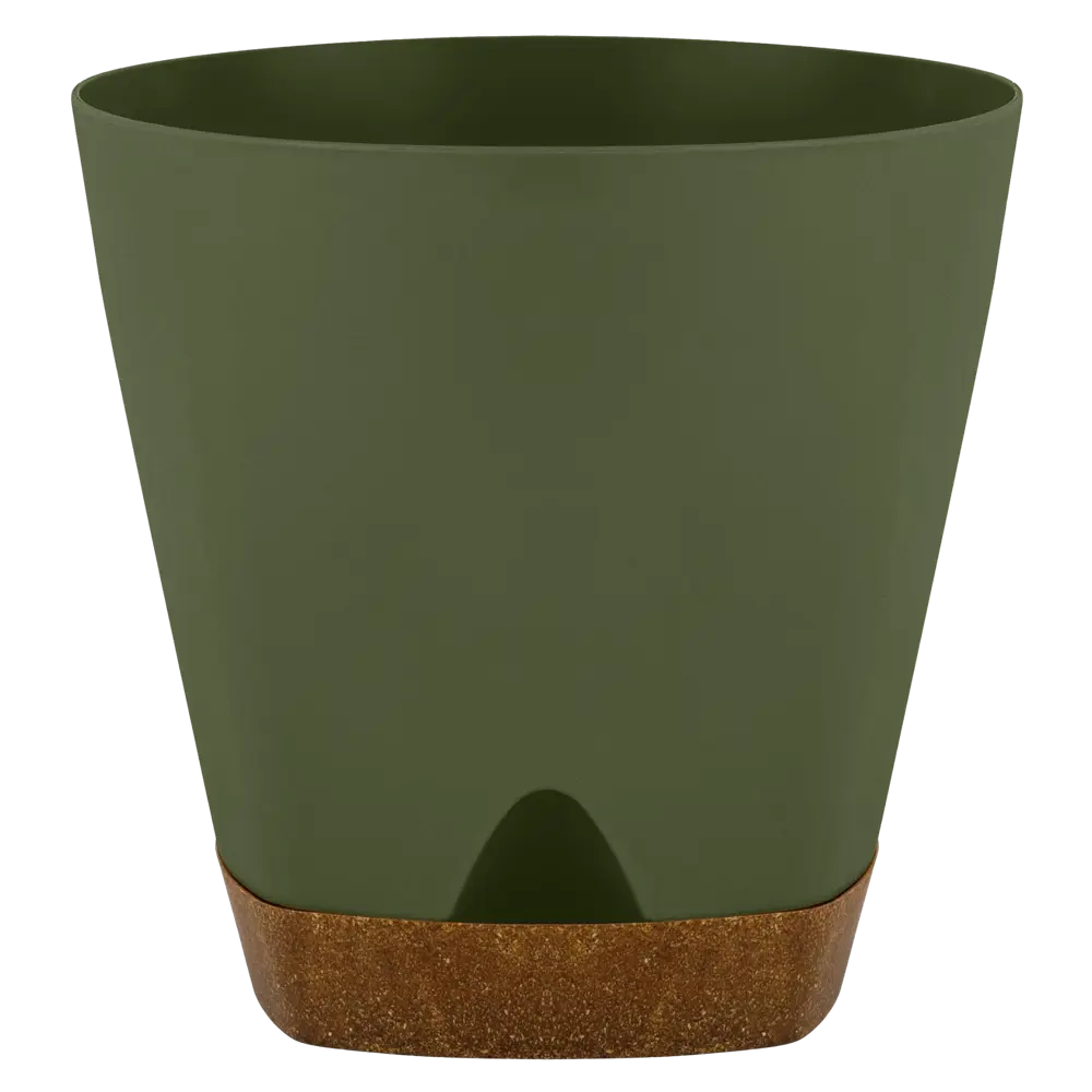Горшок для цветов Ingreen Wood Ø14 h13 см v1.35 л пластик тайга 89452790 STLM-2039423