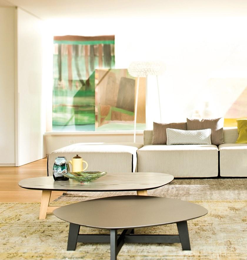 Moroso Овальный журнальный столик из ламинама® или alpi® с деревянной основой sun-id-1475236 - Вид №3