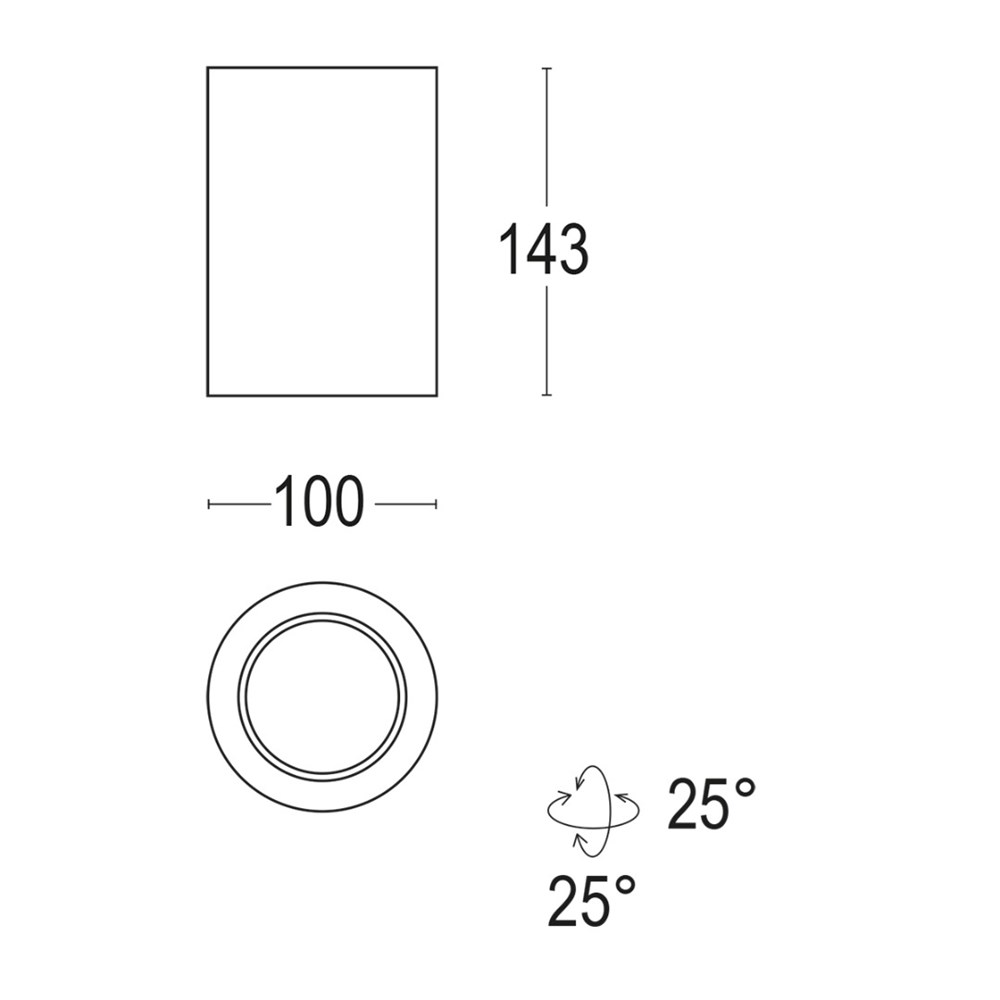 Box 1C OR RD Ghidini Box C RD .01 Белый (Матовый)  - Вид №2