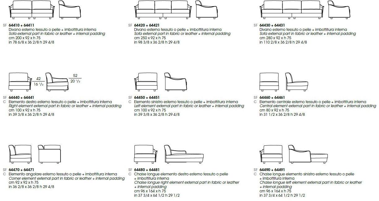 Giorgetti Модульный угловой диван из ткани Fabula sun-id-1502796 - Вид №6