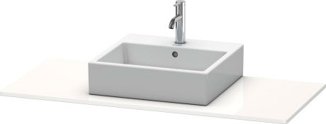 XS060F09797 Консоль XSquare #XS060F 1200 x 550 мм Светло-голубой шелковисто-матовый лак Duravit - Вид №2