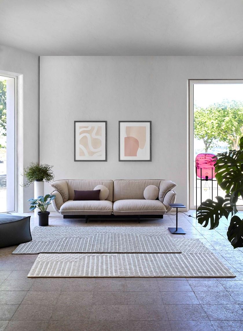 GAN Однотонный прямоугольный шерстяной коврик в современном стиле sun-id-1487332 - Вид №10