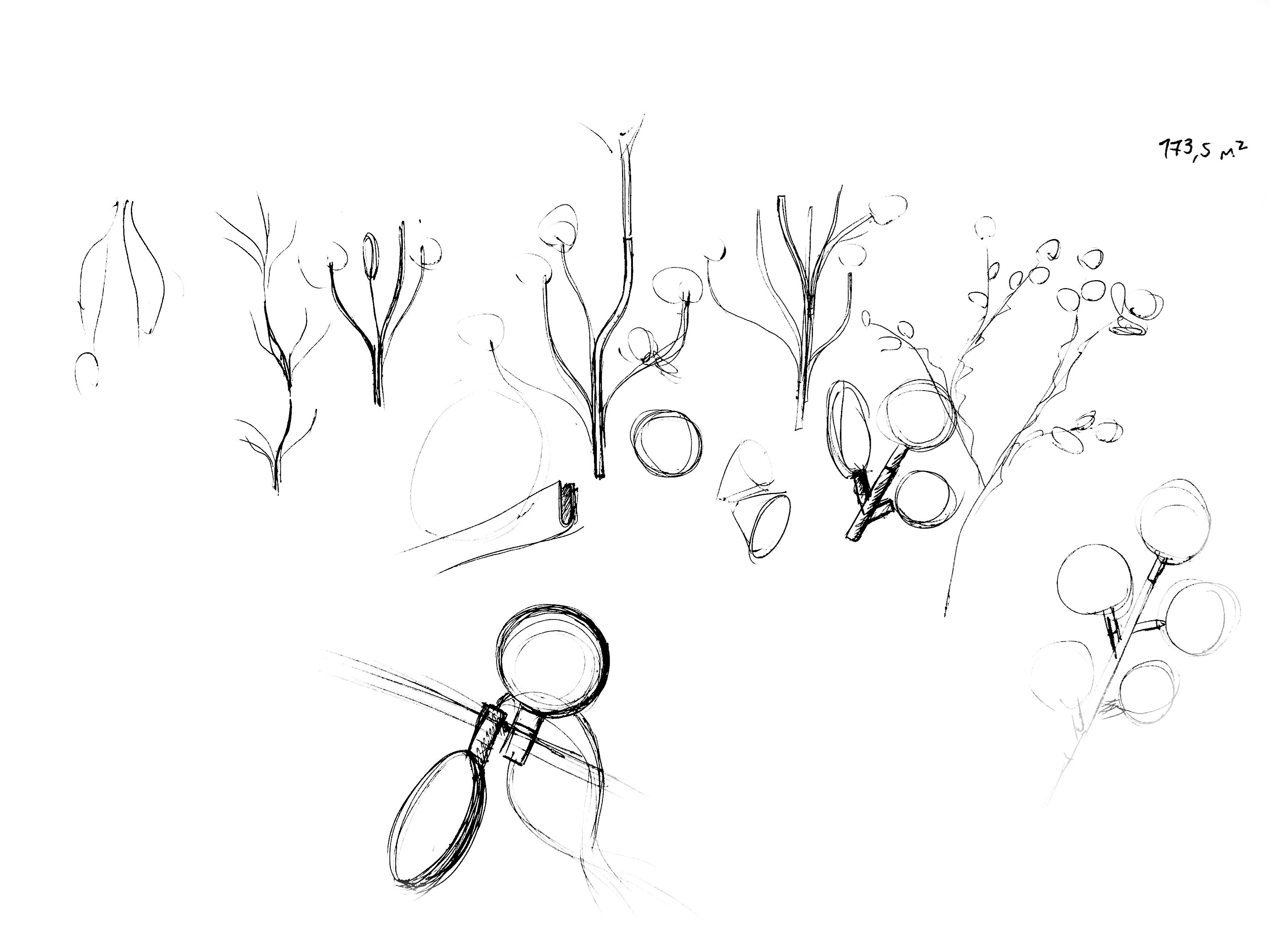 Напольная лампа из дутого стекла и металла BROKIS Ivy ARCH-00099533 - Вид №13