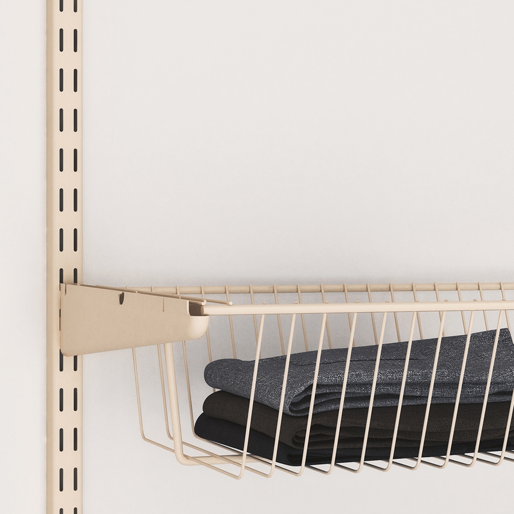 Полка-корзина , 603x306x118 мм, магнолия LJPS0380 Public Steel Россия  - Вид №1