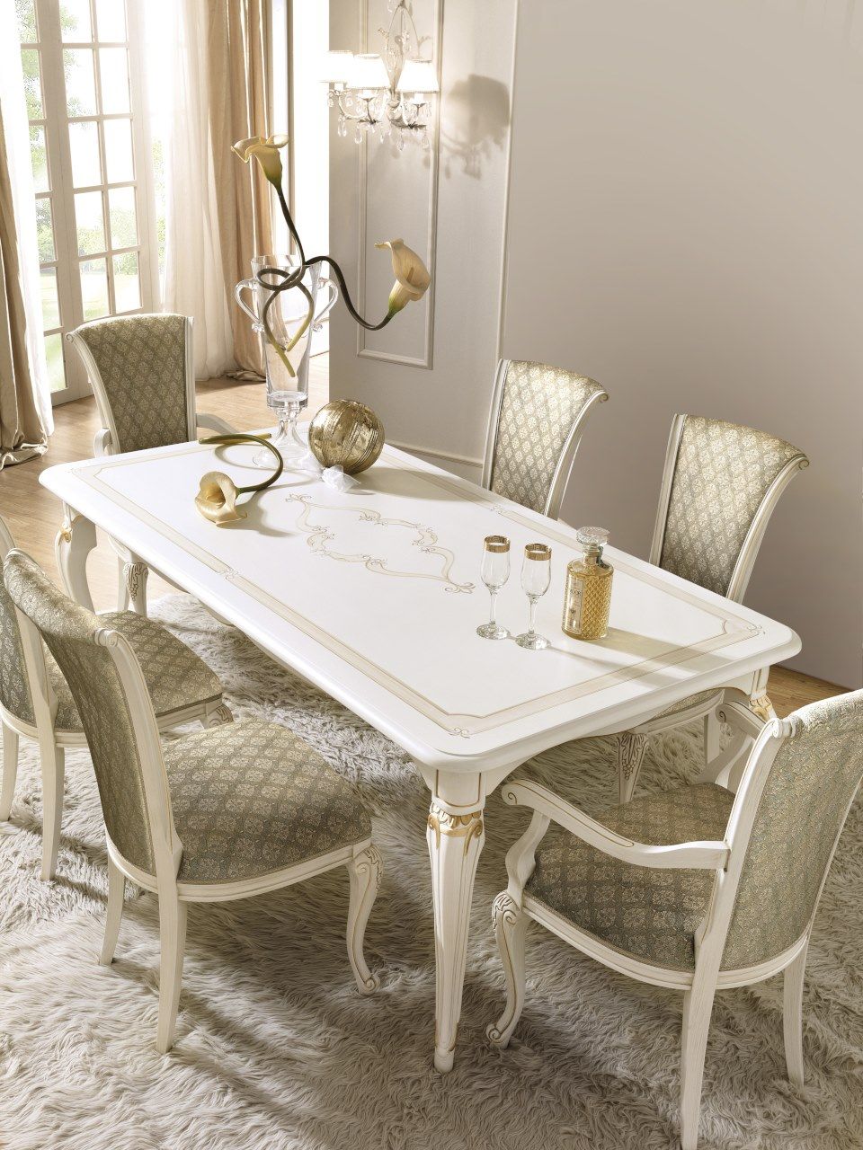 Деревянный мягкий стул с подлокотниками CASA +39 La Fenice ARCH-00032667 - Вид №1