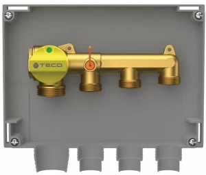TECO Трехходовой одинарный запорный газовый коллектор K2