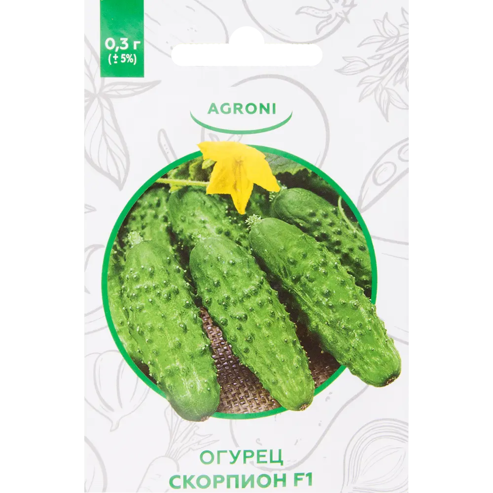 Семена Огурец «Скорпион» F1 XS 82457694 STLM-2110202 AGRONI 