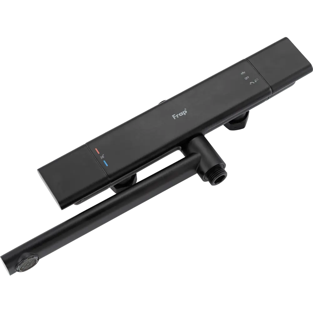 Душевая система FRAP Arne с термостатом - черный хром 89370460 STLM-1390681 - Вид №6