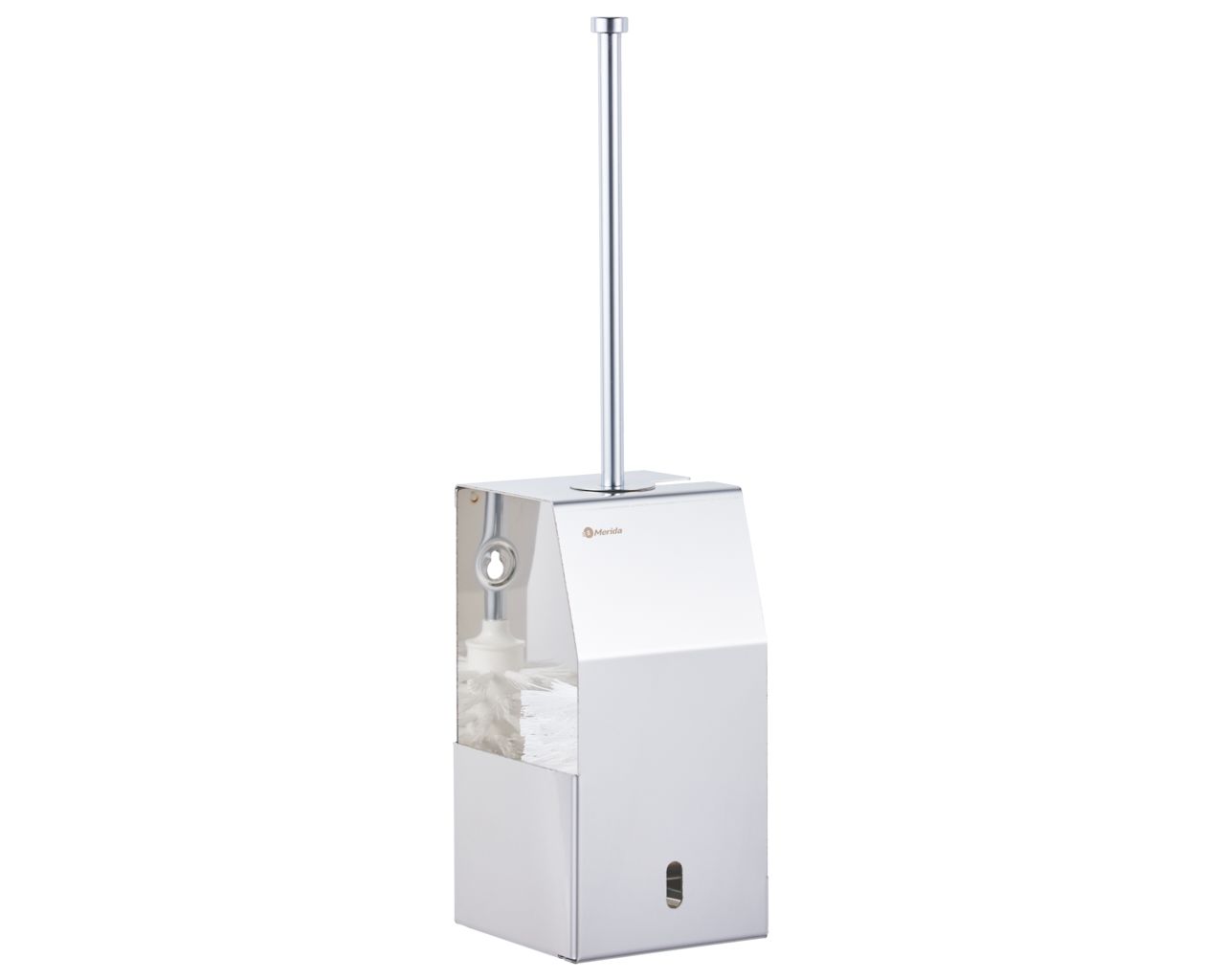 SZ15C Щетка для унитаза с настенной ручкой, полированная сталь Merida 