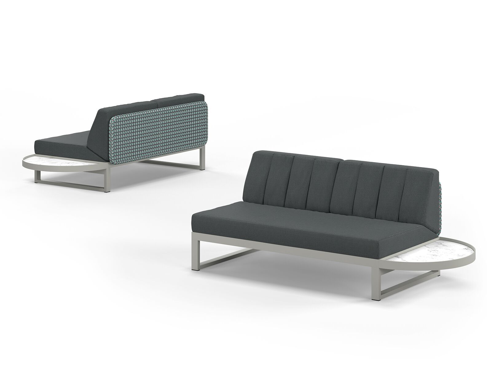 2-местный модульный тканевый диван с журнальной стойкой MAMAGREEN Munia ARCH-00077745 - Вид №9