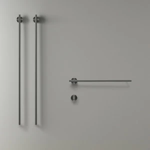 Электрический полотенцесушитель Л. 580 мм и L. 1,060 мм, кнопка питания включена  EQB73 CEADESIGN