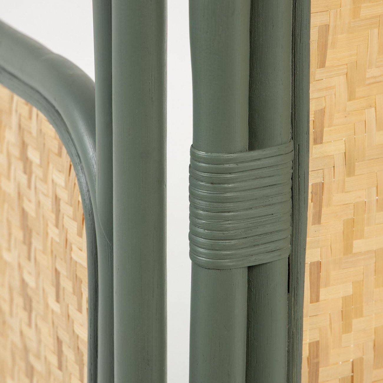 Межкомнатная ширма трехстворчатая 180х165 см зелено-бежевая Margaret от La Forma LA FORMA  00-3882150 Бежевый;зеленый  - Вид №2