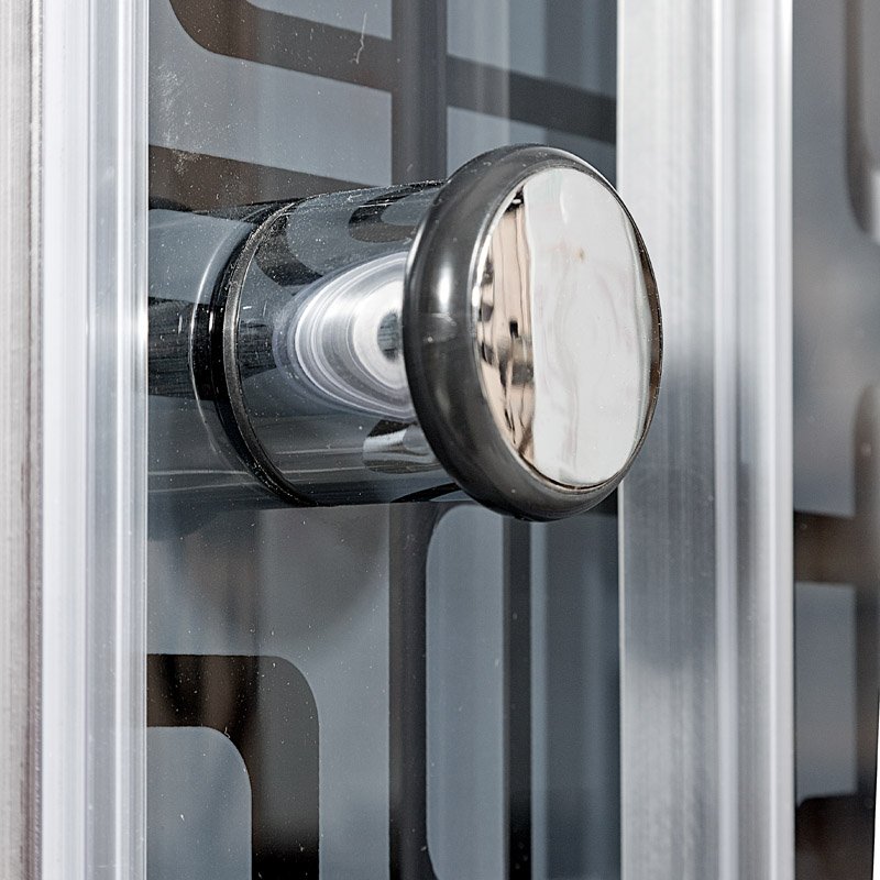 V160 Душевая кабина DETO Серия V BМ1590 с гм. и эл. BLACK - Вид №12