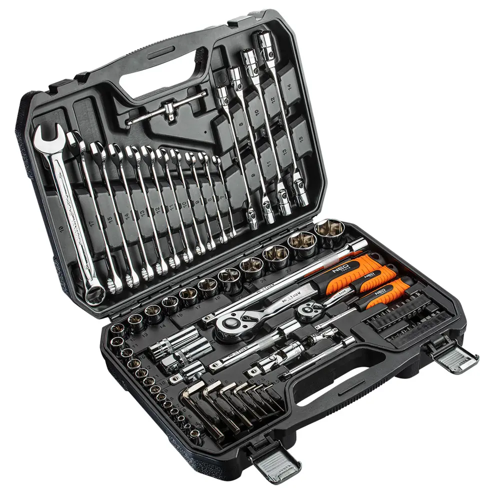 Набор инструментов и торцевых головок Neo, 77 предметов Neò STLM-2201269 - Вид №1