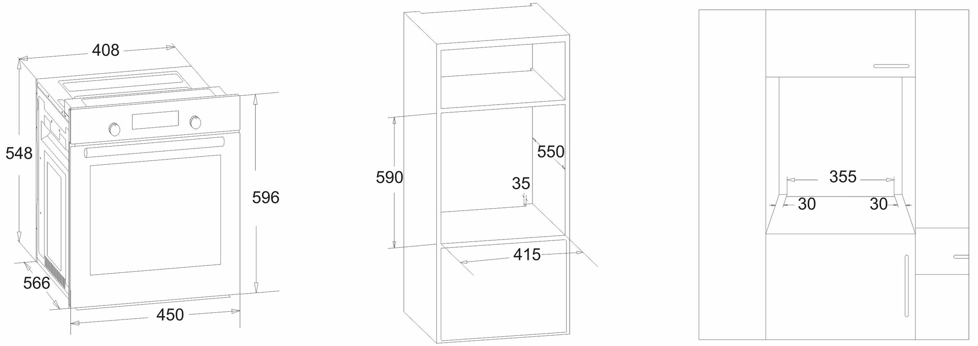 1197553 Электрический духовой шкаф Simfer B4EO16017 бежевый STDN-0126798 - Вид №10