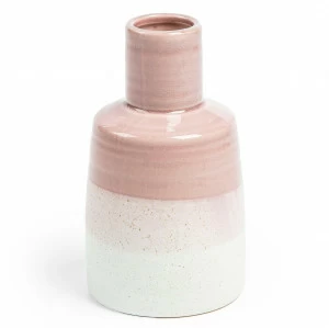 Ваза керамическая с узким горлом розовая 21 см Archetyp от La Forma LA FORMA ARCHETYP 343225 Розовый