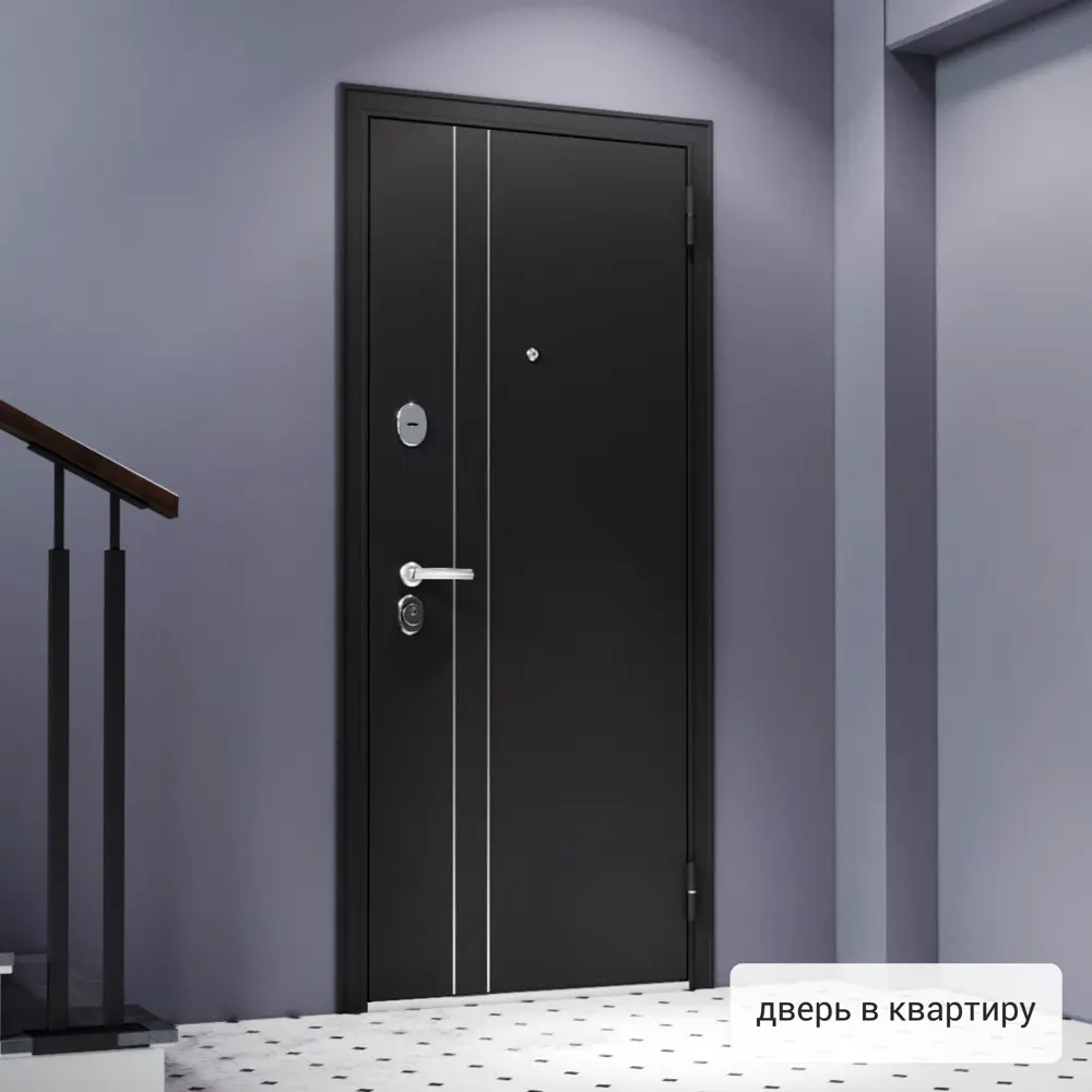 Дверь металлическая Контрол Танганика, 880 мм, левая, цвет орех TOREX STLM-2173405 - Вид №15