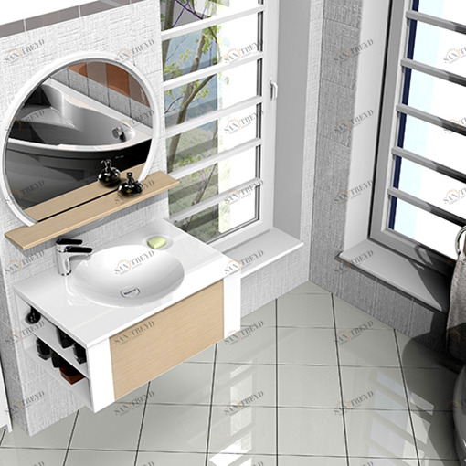 Комплект мебели для ванной Belux Бали 80 (69) АРКТИКН800169