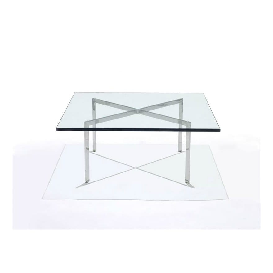 Квадратный стол из стали и стекла Knoll Барселона® ARCH-00040320 - Вид №5