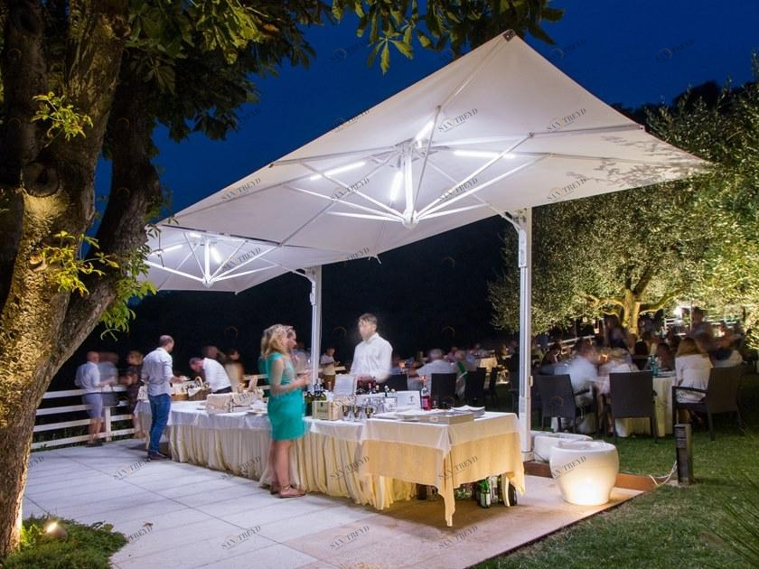 Scolaro Parasol Регулируемый прямоугольный зонт с подсветкой Galileo sun-id-1444082