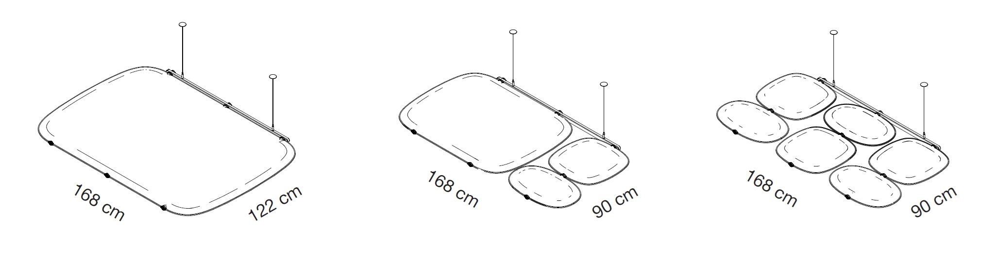 Акустическая подвесная панель из Trevira® CS Caimi Brevetti Snowgems ARCH-00084838 - Вид №4
