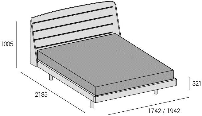 Dall'Agnese Двуспальная кровать из дерева sun-id-1420567 - Вид №4