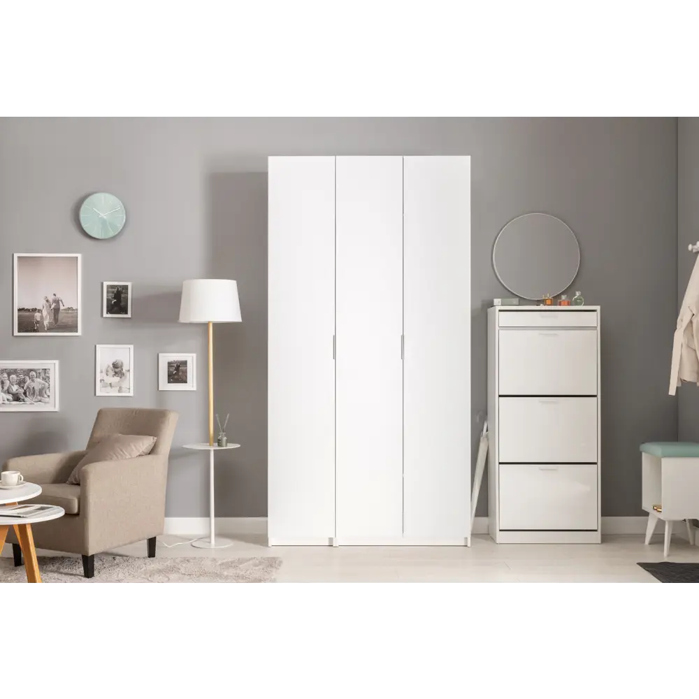 Дверь Лион 39.6x63.6x1.8 см ДСП цвет белый Santreyd STLM-2109578 - Вид №10