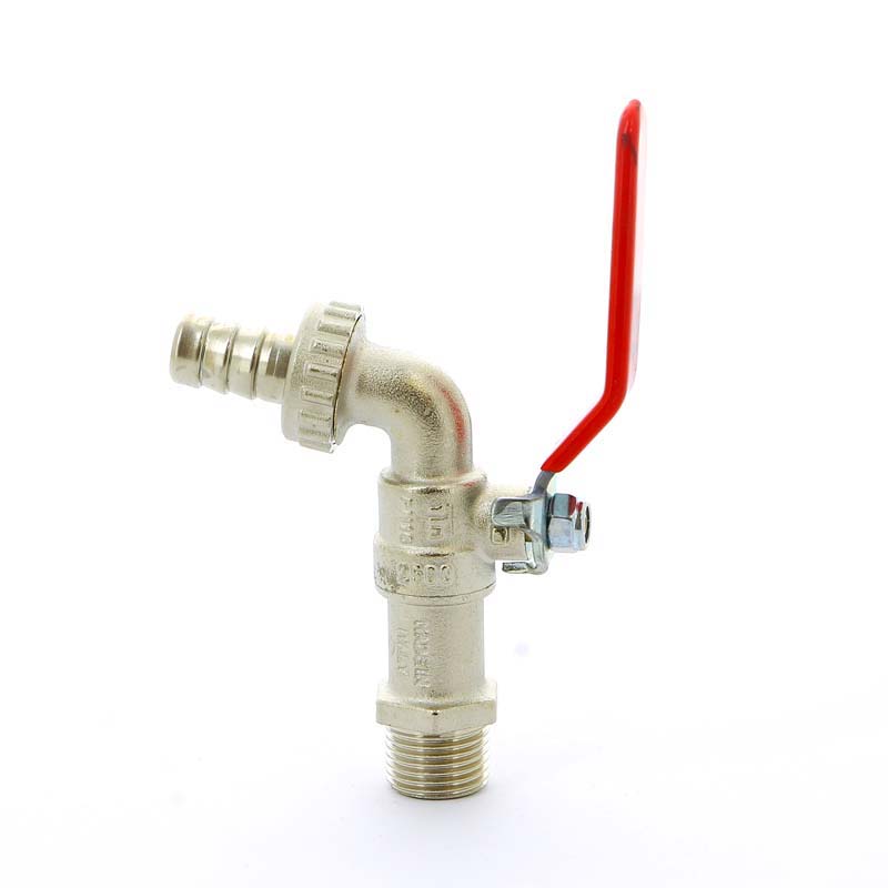 Кран садовый Н со штуцером рычаг стальная TIEMME 1/2" 2500006 - Вид №2